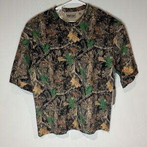 Amongst Others NYC Studio Men's Camouflage Leaves Boxy Fit SZ XLarge NWT